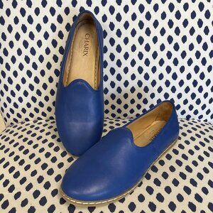 Charix Blue Slip-On Shoes Size9.5